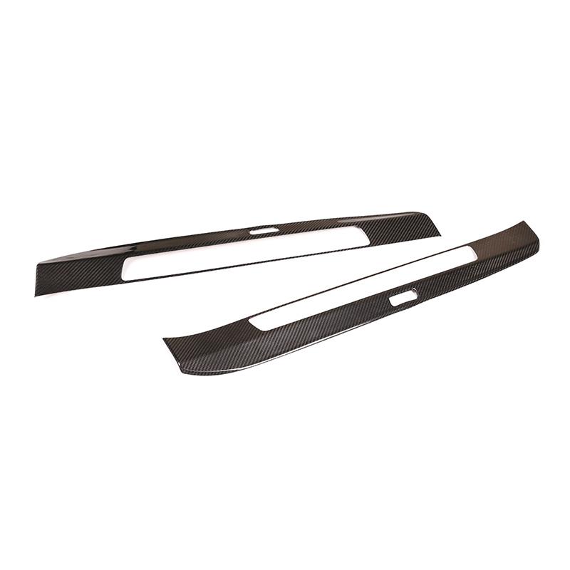 For Porsche 911 992 2019-2026 Real Carbon Fiber Outer Door Sill Dedicated Welcome Pedal Cover Scuff Plate Interior Accessories