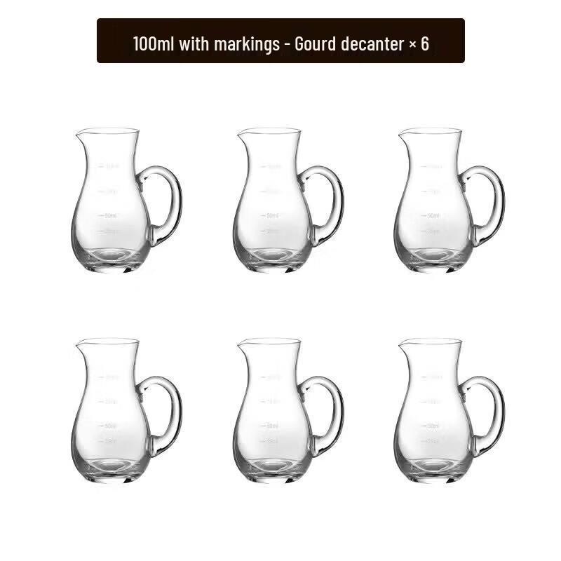 Qiwei Thickened Crystal Glass Decanter & Cup Set