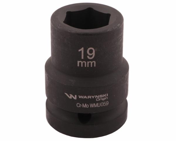 Nasadka Udarowa Sześciokątna 3/4". 19 Mm. Crmo. Din 3129. Waryński