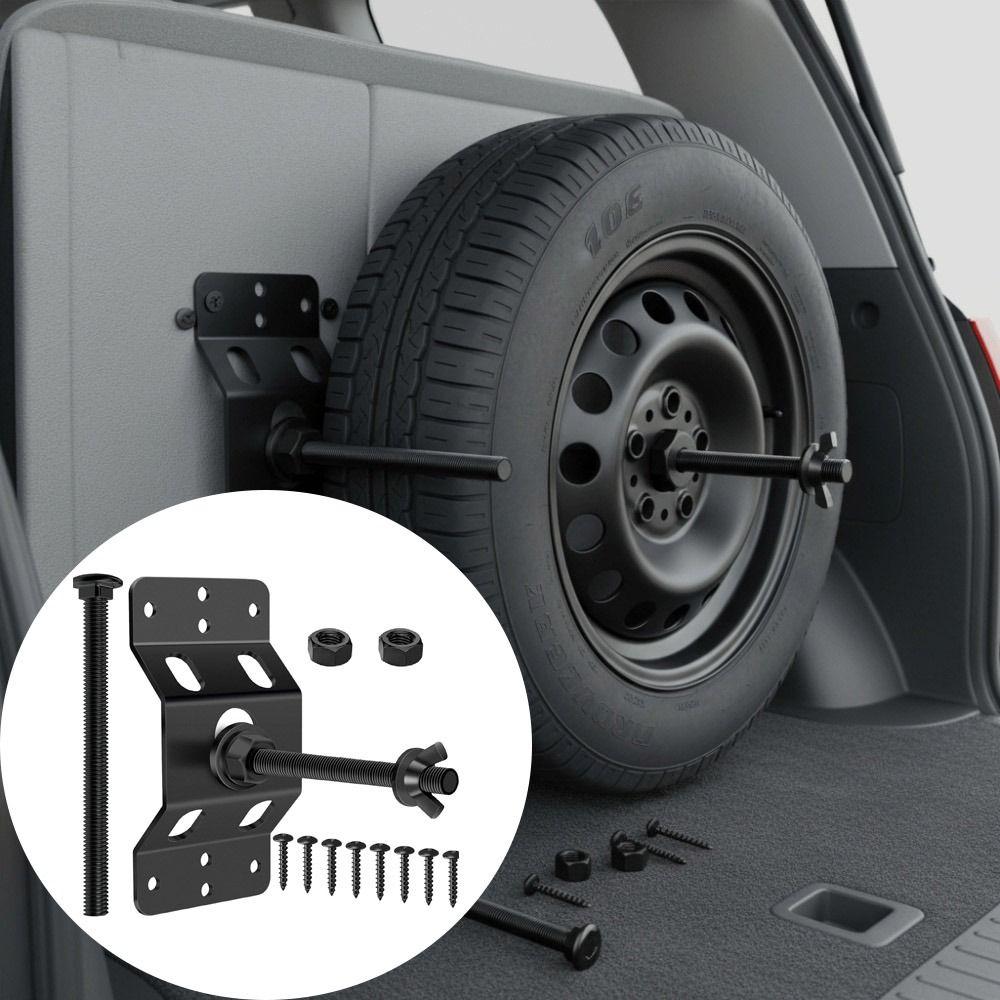 Heavy Duty Enclosed Trailer Tire Bracket Spare Tire Mounting Bracket  For Enclosed Trailers