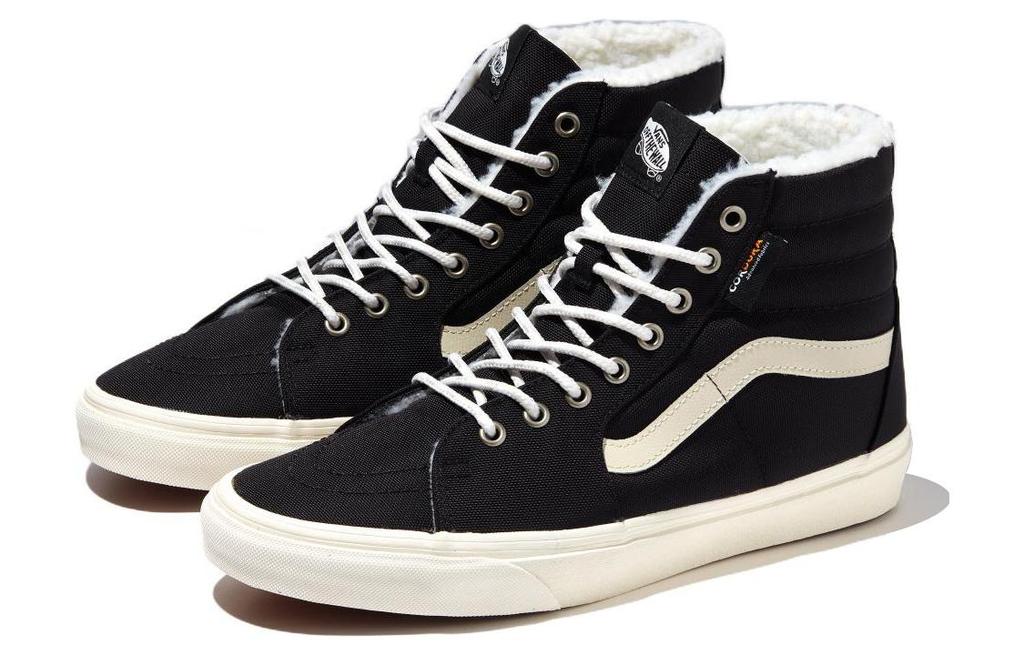 Vans SK8 Hi Cordura Sherpa 'Black White' VN0A4BVT1KP