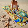 Goku Anime Beach Towel, Super Soft Microfiber, Gift for Her/Him, Birthday, for Pool, Beach, Travel, Home Decor Fan gifts