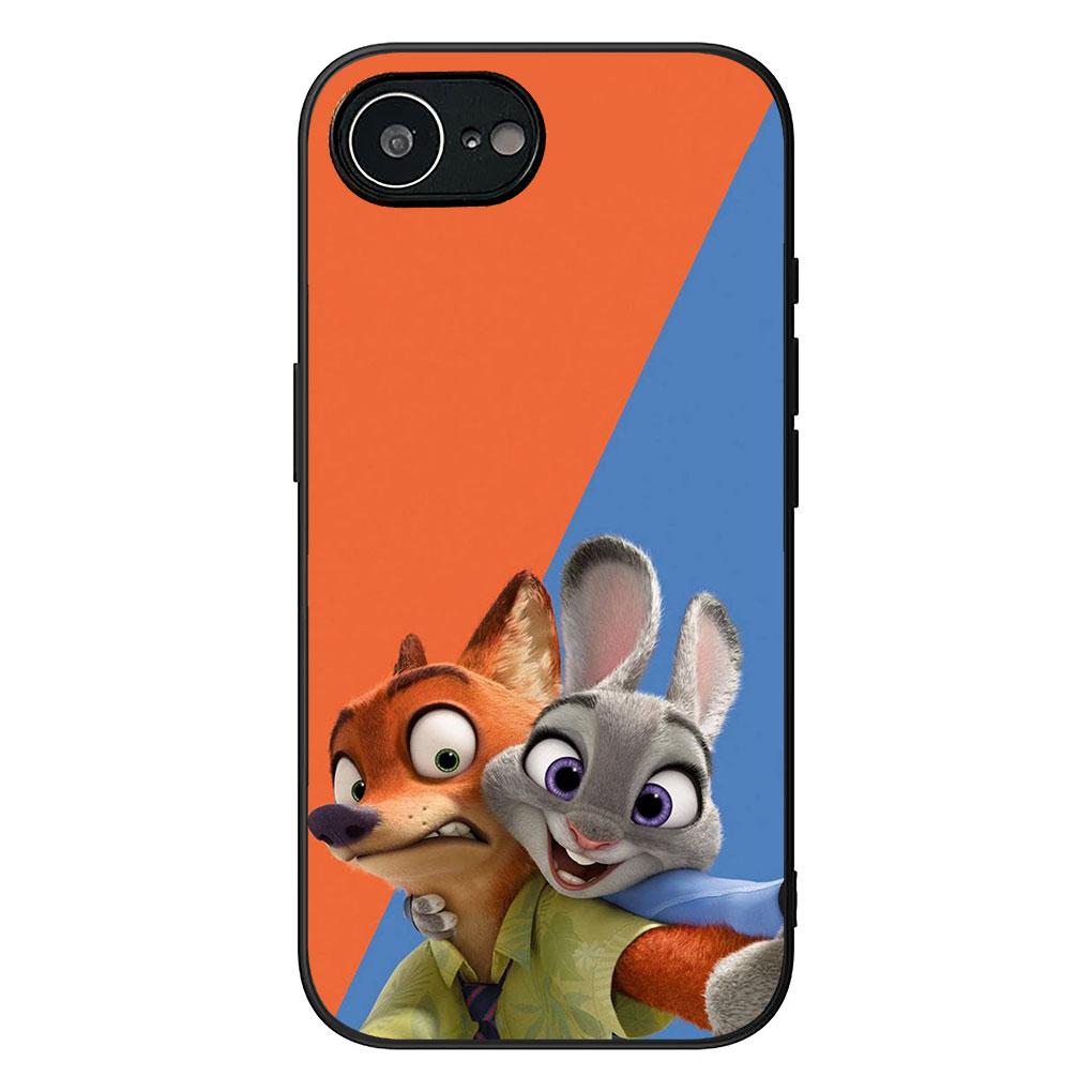 

Чохол для телефону Apple iPhone 17 16 14 15 Pro Max Plus 15+ 16E XR ProMax Air 16+ Чохол Zootopia Джуді Нік Гаріс Зверополіс 2 iPhone 16e