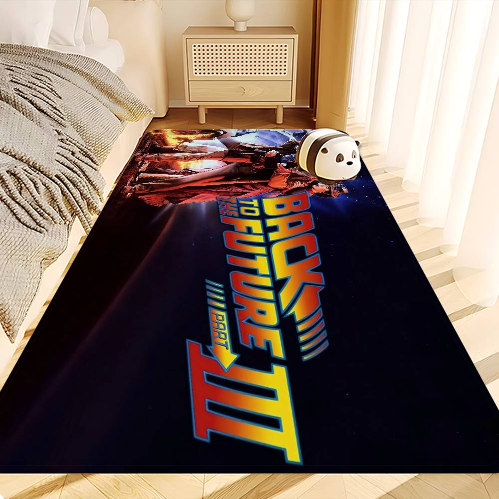 Back To The Future Door Mat Washable Non-Slip Living Room Sofa Chairs Area Mat Kitchen Toilet Rug