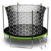 Trampolina Ogrodowa 8Ft/252Cm Z Siatką Wewnętrzną I Drabinką Neo-Sport