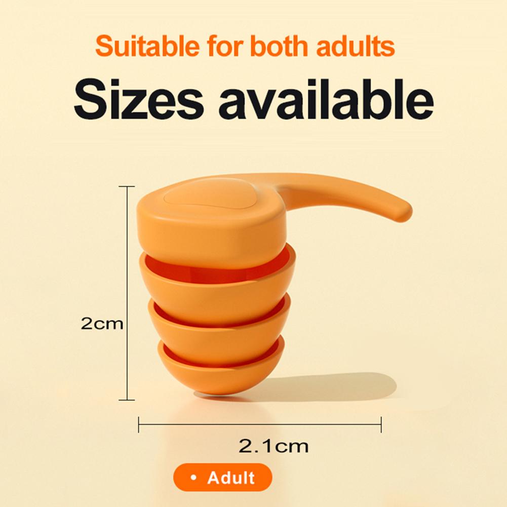 Silicone Swimming Ear Plugs Waterproof Soundproof Ear Plugs Ear Protector Plugs for Adults Swimmers Pool Surfing Shower Sleeping