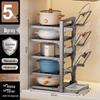 Adjustable Multi-Tier Under-Sink Kitchen Storage Rack