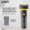 355 3D Floating Wet Dry Electric Three-blade Head Shaver for Men Facial Electric Shaver IPX6 Waterproof and Long-lasting Reciprocating Home Shaver