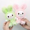 Rabbit Rabbit Plush Dolls Pendant Stuffed Car Key Ring Fashion Small Animal Keychain  Small Gifts