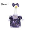 Easy to Change Goose Outfit 1 Set Christmas Porch Outfit, Lace Princess Dress, Halloween Fabric Dress Costume for 23 Inch Statue, Garden Lawn