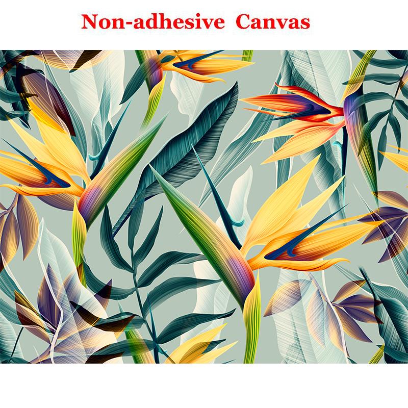 

Юго-Восточная Азия Тропический лист Пасторальная Фреска Обои Покрытие Гостиная ТВ Фон 3D Самоклеящаяся Водонепроницаемая Художественная Настенная Роспись Декор 300cm (W) x 200cm (H)