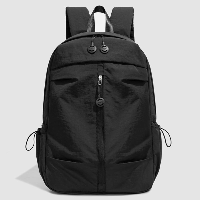 Schoolbag Korean Version of Simple Backpack Student Fashion High Value Schoolbag Versatile Flash Large Capacity Lightweight Travel Bag