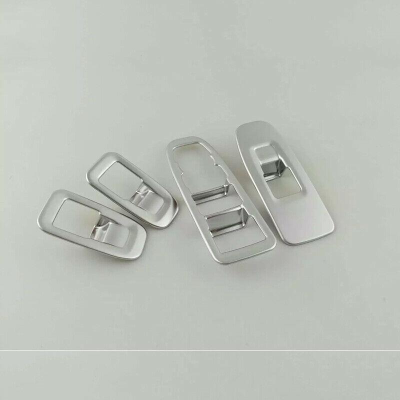 For Cadillac XT5 2016-21 Matte Silver ABS window lift panel switch cover trim 4P