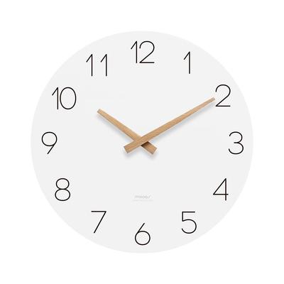 Mooas Flache Holzwanduhr 30,5cm