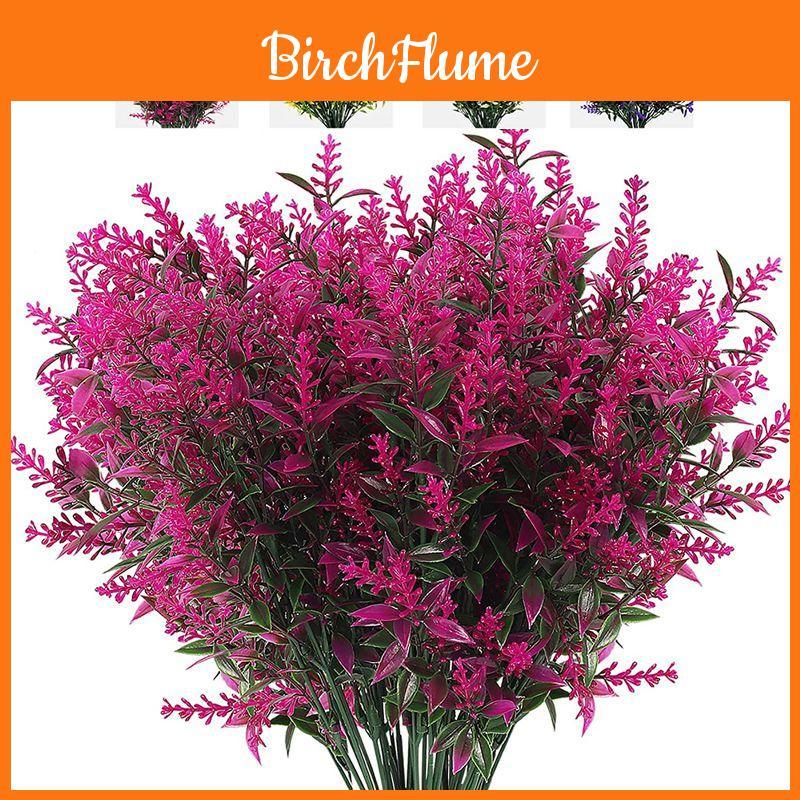 Lifelike Lavender Artificial Flowers For Elegant Garden Porch And Window Decor