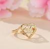 1pc Vintage Hollow 26 Letter Adjustable Ring Fashionable Casual Couple Accessory