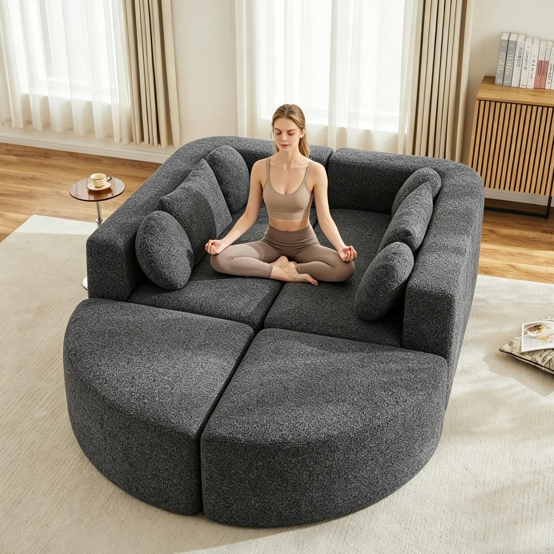 Modular Sleeper Sofa with Sleep Function