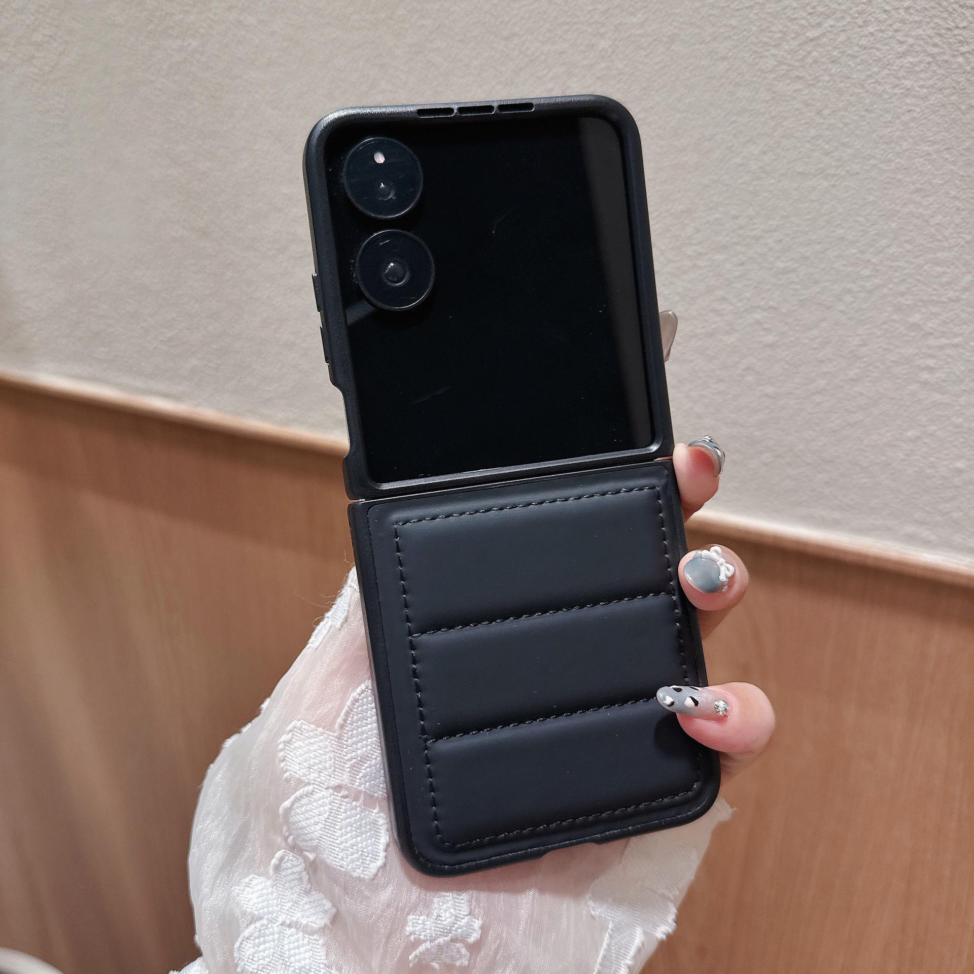 

New Folding Down Jacket for Xiaomi Mixflip2 Mobile Phone Case North American Style Mix Flip Protective Cover For Samsung Z flip7