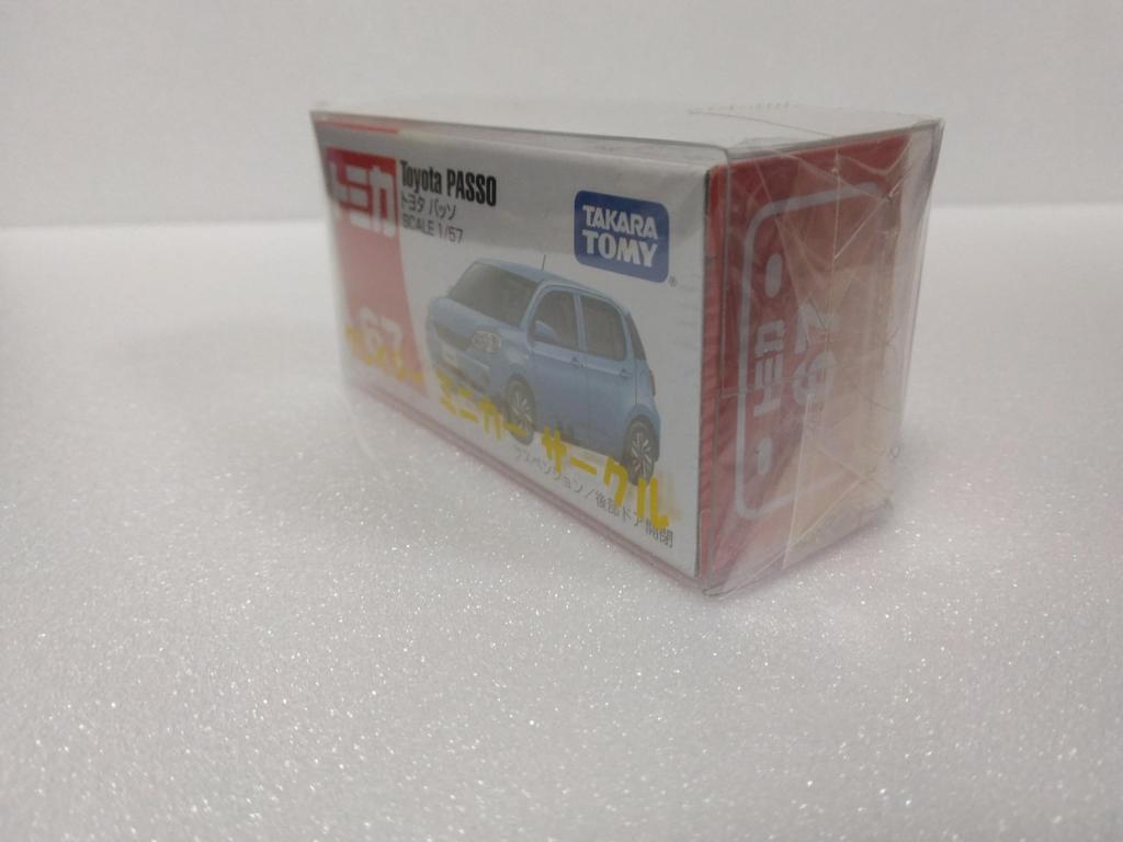 Takara Tomy Tomica Toyota Passo Diecast Car, 1/57 Scale, Light Blue, No. 67