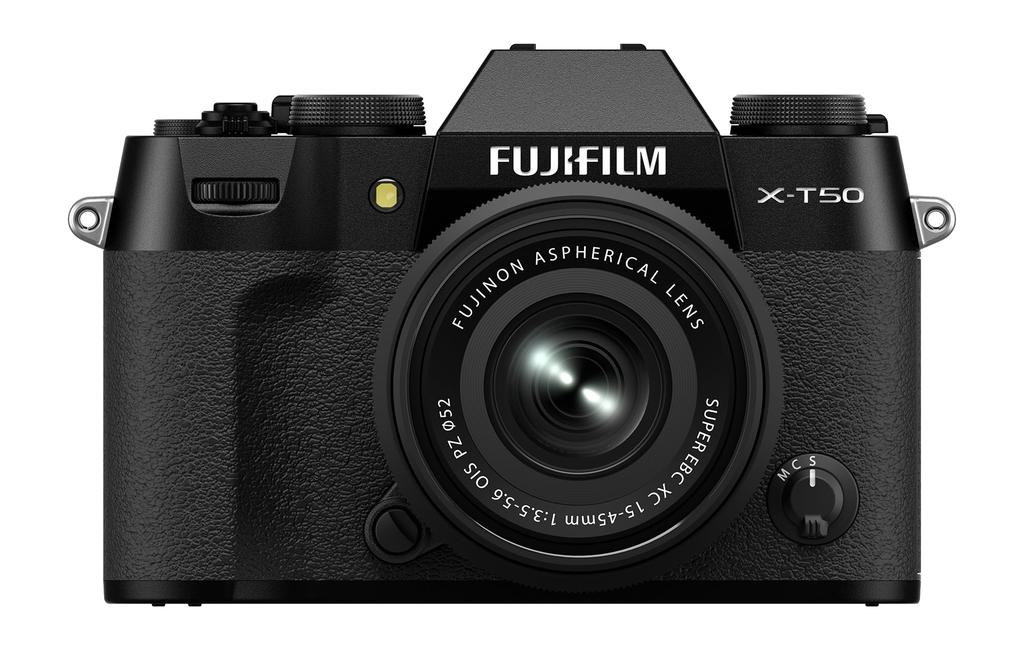 FUJIFILM Mirrorless Camera Lens Kit with OIS PZ Black X-T50 XC15-45mmF3.5-5.6