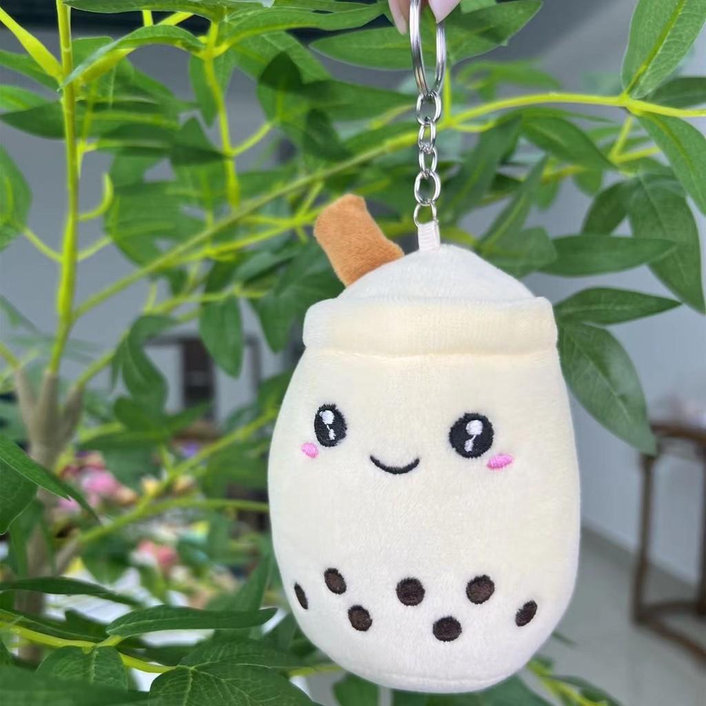 Milk Tea Unique Cup Plush Keychain Soft Toy Gift Colorful Enthusiasts Variants