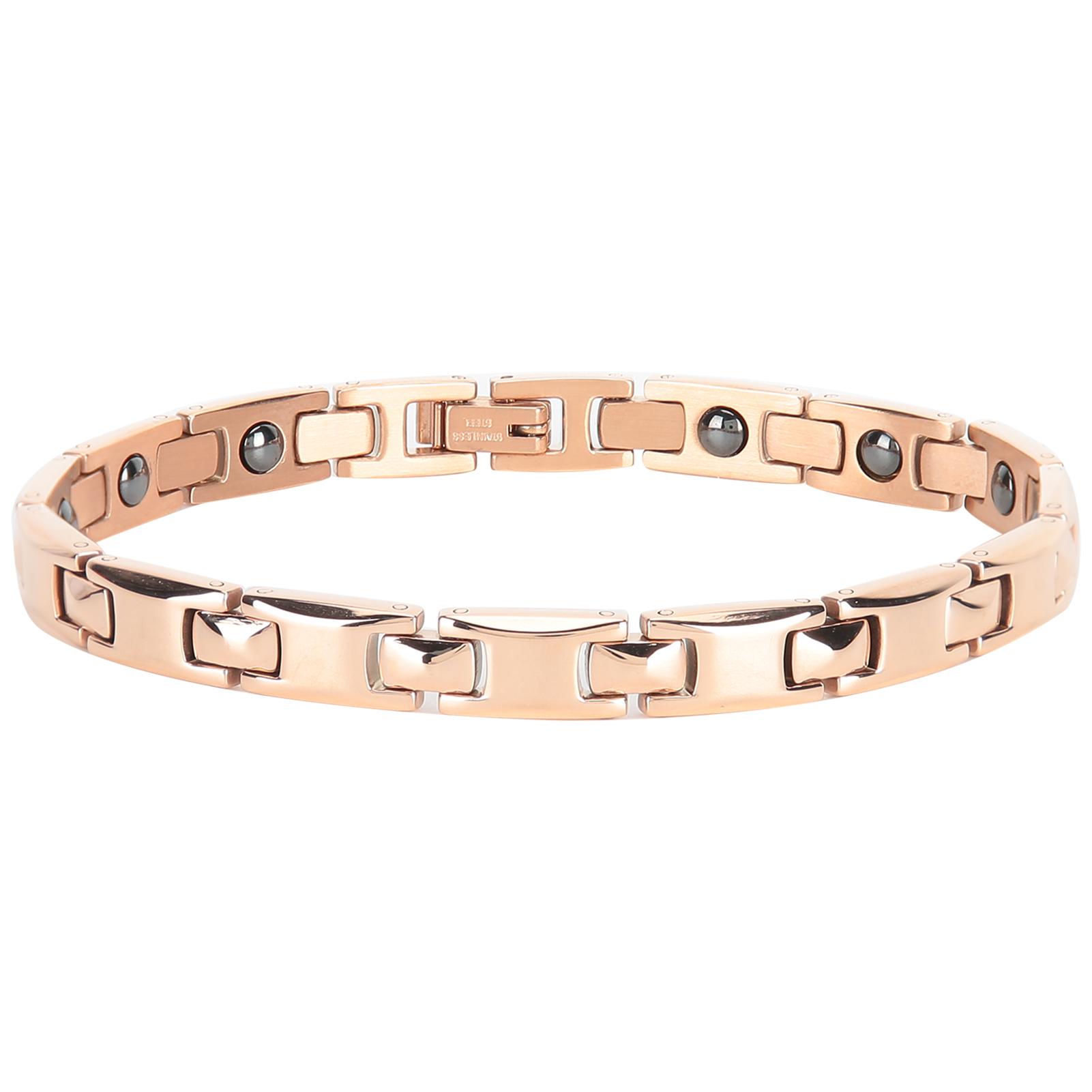 Women Magnet Bracelet Stainless Steel Magnetic Therapy Bracelet for Healthy Care