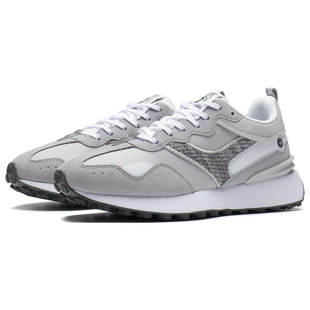 Li Ning Rebound Slip Resistant, Abrasion Resistant, Breathable Low top Sports Casual Shoes Women's Gray AGCS350-1