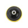 Self-Adhesive 4-Inch Flocking Sandpaper Disc for Angle Grinders - Hook & Loop Polishing Pad.