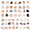 50 100Pcs Cute Cat Stickers Notebook Stationary Scrapbook Laptop Phone Guitar Kawaii Animal Decal For Kids Diy Toy