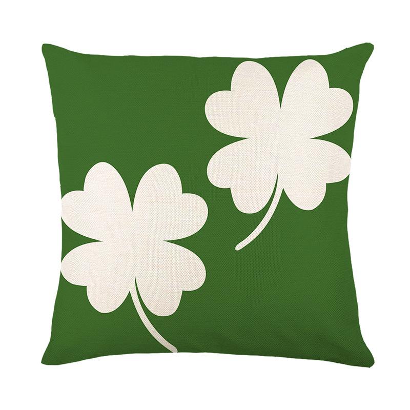 New St. Patrick's Day Pillow Cover Northern Festival Home Fabric Sofa Cushion Cover