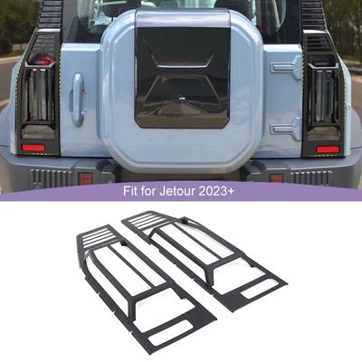 Automobilio Metalinis Galinis Žibintas Galinių Žibintų Dekoratyvinis Dangtelis Žibintų Apsauga Chery JETOUR T2 2023 m. ir vėlesniems Jetour Shanhai T2 2024 m. ir vėlesniems Priedai