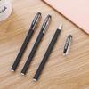 5pcs 0.5mm Gel Pen Black Matte Office Pen Writing Stationery Water Pen Student Exam Special Pen Office Accessories Stationary