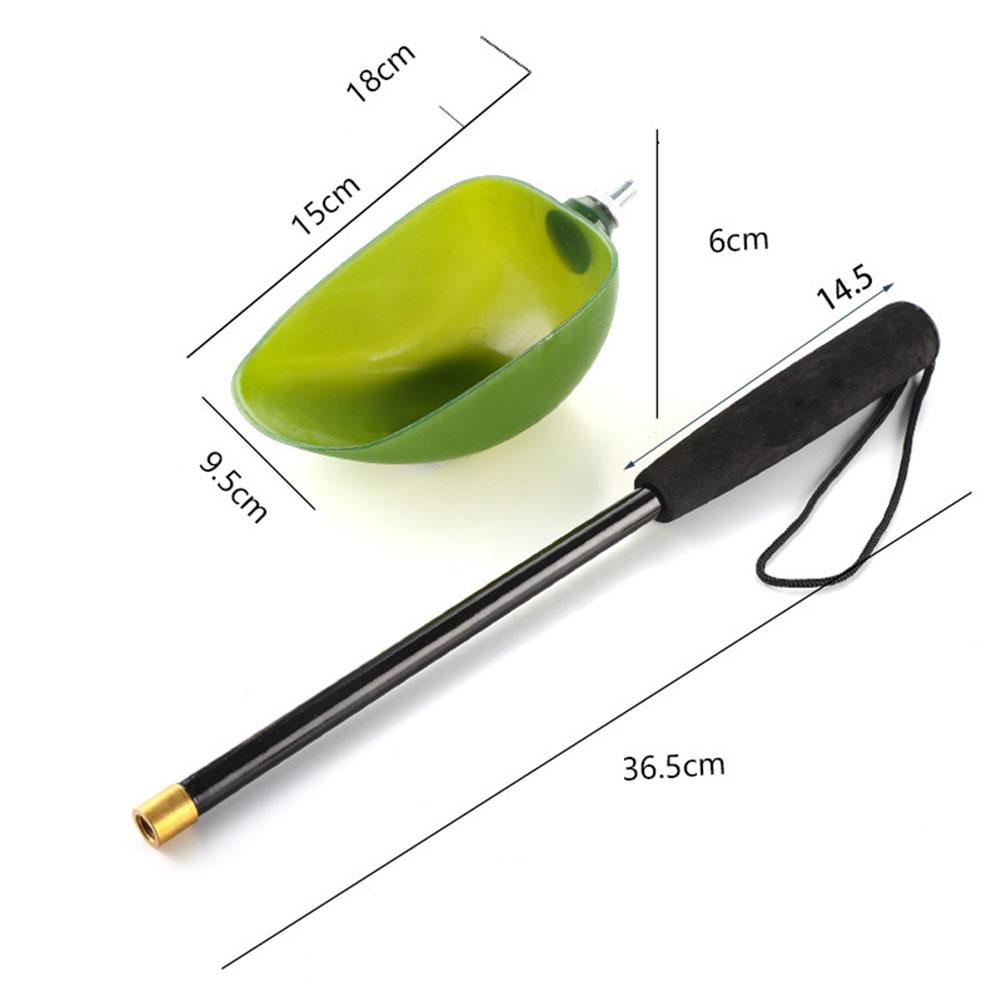 

Fishing Bait Throwing Spoons Detachable Bait Scoop Fish Bait Casting Scoop for Feeding Particles Boilies Fishing Bait Tool