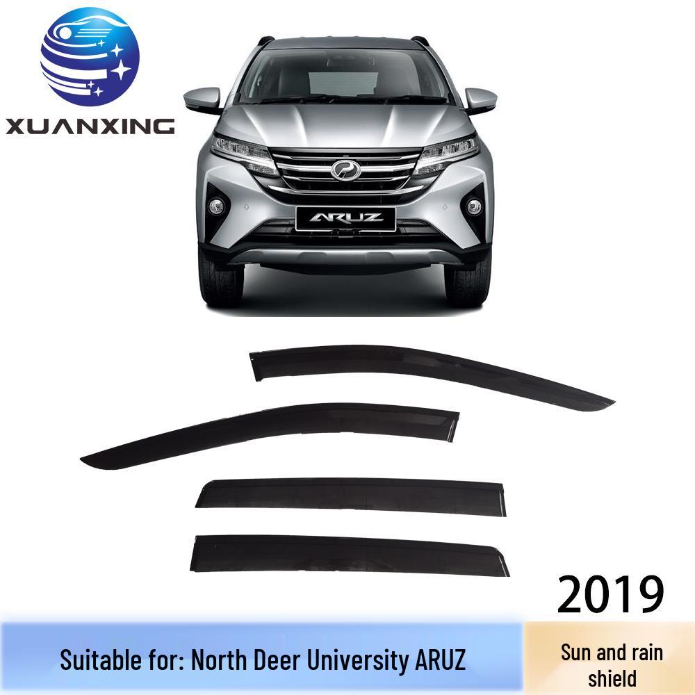 Beilu Da ARUZ 2019 Model Rain Visor Window Deflector Shield Black Warrior Accessories