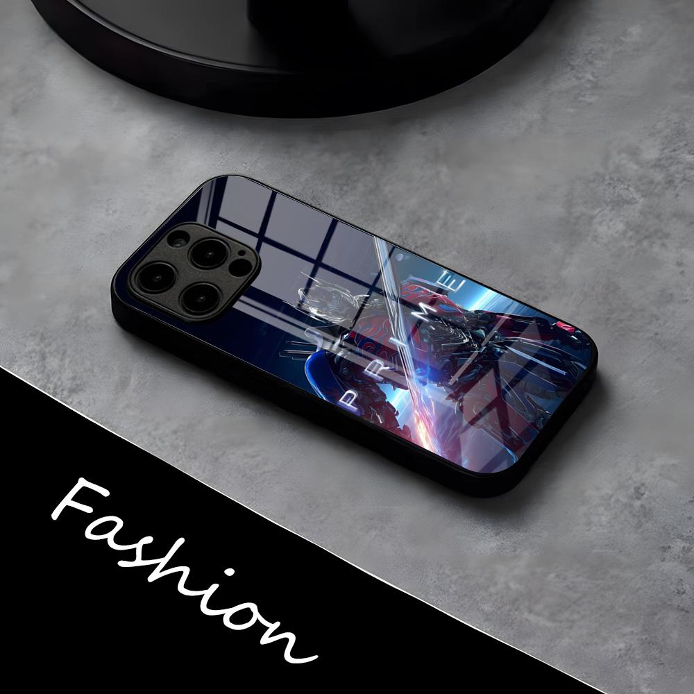 T-Transformers Anime Phone Case For IPhone 17 Pro Max 16 15 14 Pro Max 13 11 X Xs Xr 8 7Plus Glass Cover