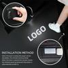 lkdxh8 1/2PCS Monte Carlo Car Logo Wireless Courtesy Car Door Projector LED Courtesy Lamp For Skoda Kamiq Superb Scala Octavia Rapid