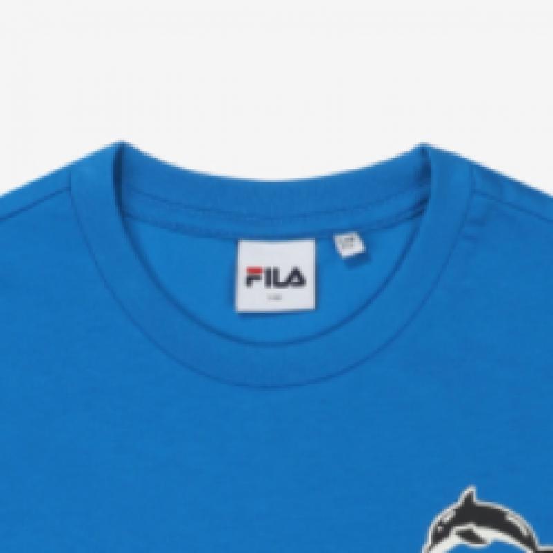 [fila Kids] Summer Play Incision T shirT  Fk2rsf2g02x Bue  q0zFk2rsf2g02xBue