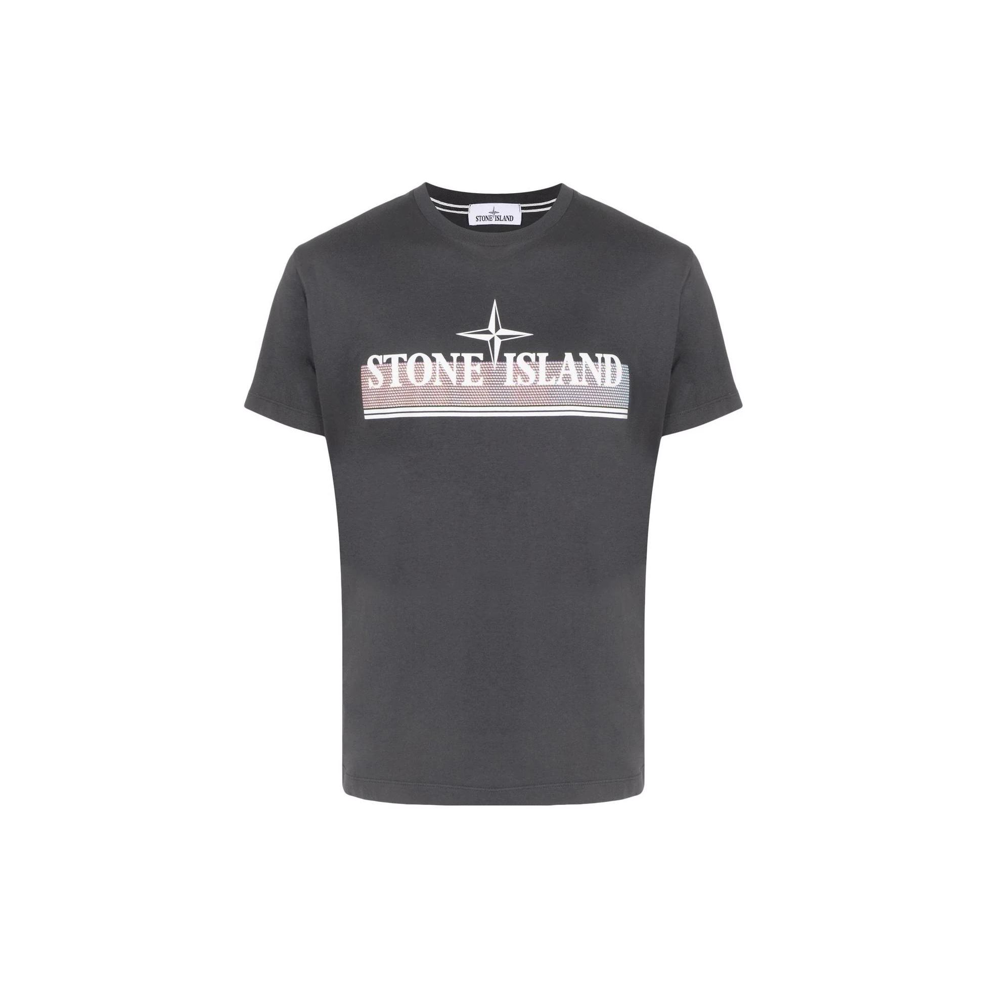 

Stone Island Short-Sleeve T-Shirt Charcoal Men Tops Grey 76152NS92-V0065 S