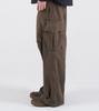 Beoteunseoul Minimal Wide Cargo Cotton Pants (Brown)