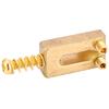 6 Pcs Electric Guitar Bridge Pin Brass Golden Color Guitar Accessory with Hex Wrench Kit