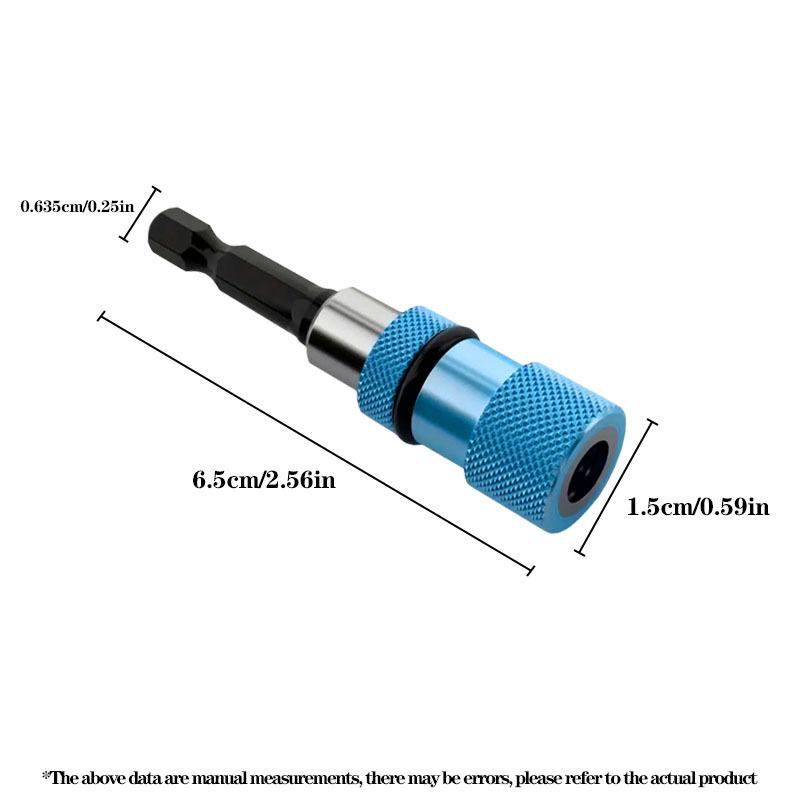 Colored Anti-shedding Magnetic Drill Extension Bar, 6.35 Hex Shank, Industrial Grade Durable.
