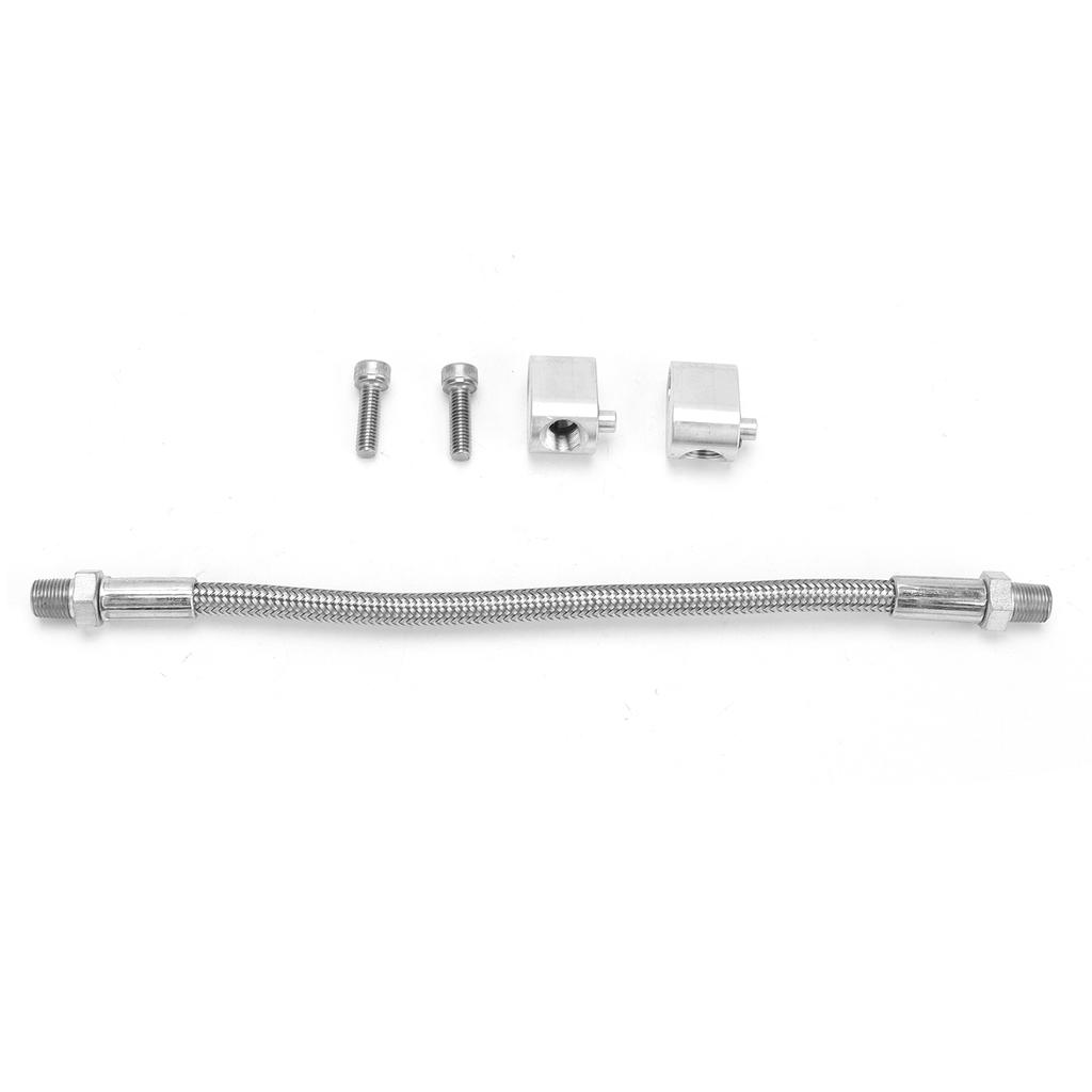 Cylinder Head Coolant Steam Port Crossover Hose Kit Replacement for GM LS Series Engines