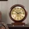 Silent Mantel Clock, Living Room Table Clock, Decorative Desk Clock, Household Ornament, Retro Quartz Clock