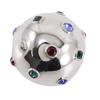 Louis Vuitton Bookle Dreille Ring Strass Cocktail Planet Rare Design multicolor/Rhinestone #6.8(US Size) 36.04g Unisex Used
