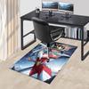 1pc Saint Seiya Athena Chair Mat - Anime Cartoon Design Office Desk Pad, Non-Slip Rug for Home Decor, Suitable for All Seasons.T004