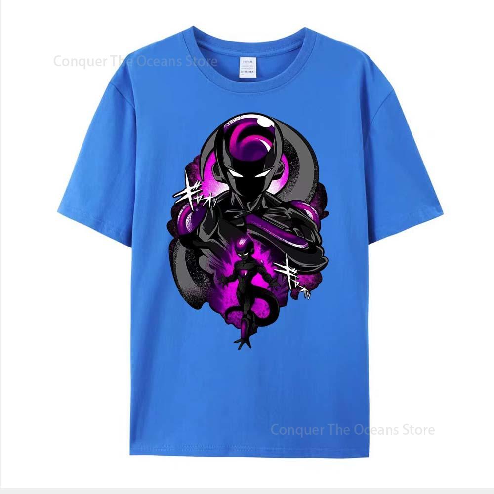 Pánské tričko s potiskem japonského anime Frieza Goku s krátkým rukávem Cosplay tričko Letní ležérní trička Streetwear O-výstřih Pánské topy