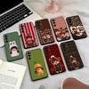 Cute Monch-hichis-s   Phone Case Black Silicone Soft For Samsung S25,S24,S21,S22,S23,S30,Ultra,S20,Plus,Fe,Lite