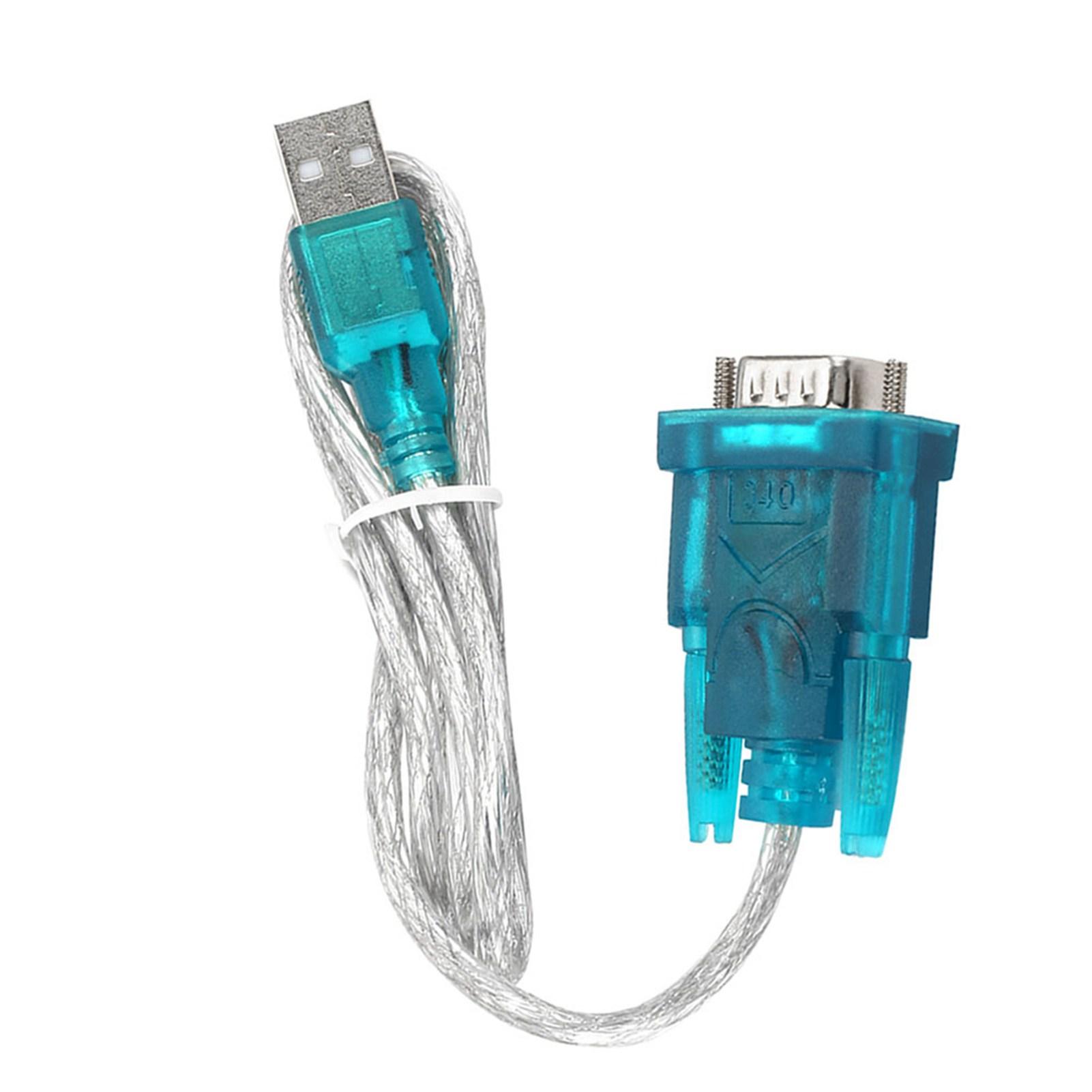 USB на RS232 Серийный Кабель-Адаптер-Конвертер для Программирования ПЛК небесно-голубой