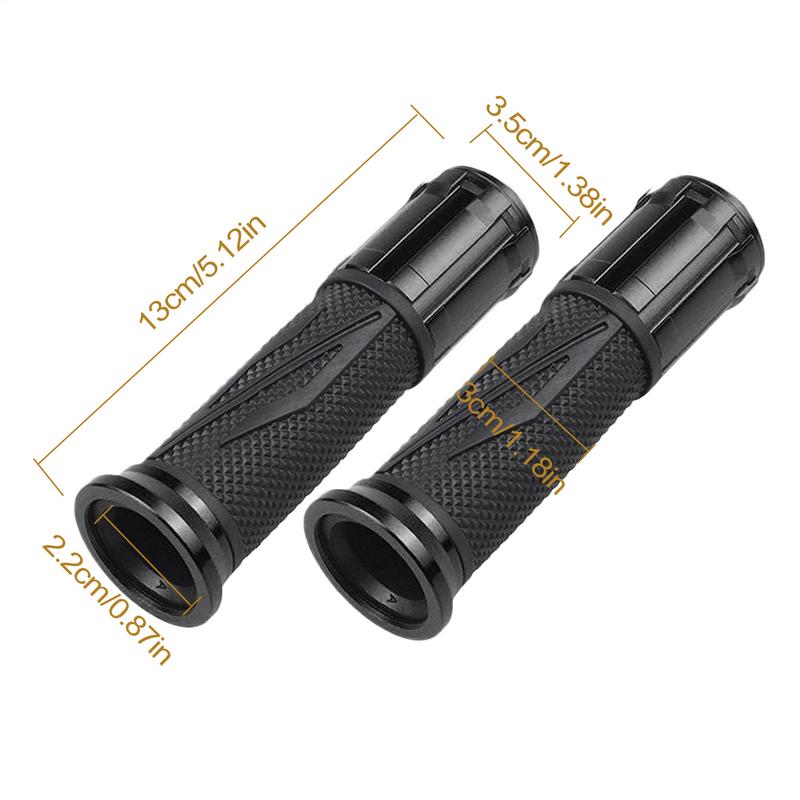 For Handle Cover Motorcycle Grip Covers Comfort Covers Motorcycle Grips Scooter Grips Aluminum Alloy Rubber Brake Grips Hand