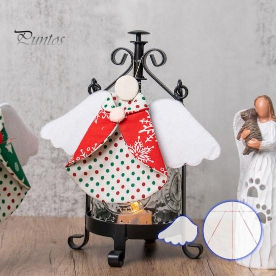 

2 шт./компл. шаблон для шитья DIY акриловый сказочный швейный ангел-хранитель рождественский орнамент инструменты для рукоделия